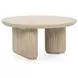 Vander Cream Washed Round Coffee Table
