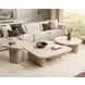 Vander Cream Washed Square End Table