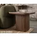 Vander Tawny Brown Square End Table