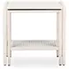 Devin Milk White Rectangular Nesting Accent Table