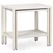 Devin Milk White Rectangular Nesting Accent Table