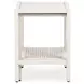 Devin Milk White Rectangular Nesting Accent Table