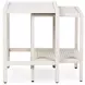 Devin Milk White Rectangular Nesting Accent Table
