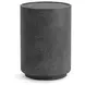 Darsa Dark Gray 20" Round Outdoor Concrete Top Accent Table