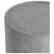 Sania Athena Gray Round Outdoor Concrete Top Accent Table