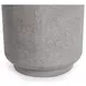 Sania Athena Gray Round Outdoor Concrete Top Accent Table