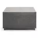 Marwin Dark Gray Square Outdoor Concrete Top Coffee Table