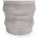Anor Light Gray Round Outdoor Concrete Top Accent Table