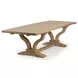 Julia Soft Earth 110" Extendable Rectangular Dining Table