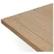 Julia Soft Earth 110" Extendable Rectangular Dining Table
