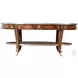 Around in Circles Ramsey Mahogany 52" Oval Occasional Table Set
