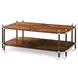 English Cabinet Maker Completon Rectangular Regency Tiers Cocktail Table