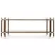 English Cabinet Maker Completon Rectangular Regency Tiers Cocktail Table