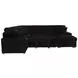 Devonshire Black 3 Piece Modular Sleeper Sectional