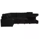 Devonshire Black 3 Piece Modular Sleeper Sectional