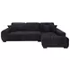 Octavia Black 2 Piece Modular Sectional