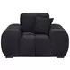 Octavia Black Upholstered Lounge Chair