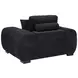 Octavia Black Upholstered Lounge Chair