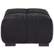 Octavia Black Upholstered Rectangular Ottoman
