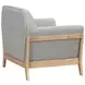 Vaughn Gray Upholstered Lounge Chair