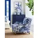 Sydney Cream and Blue Upholstered Chair