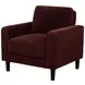 Ruth Rust Red Upholstered Accent Chair