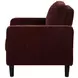 Ruth Rust Red Upholstered Accent Chair