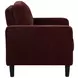 Ruth Rust Red Upholstered Accent Chair