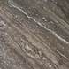 Oakley Antique Bronze and Brown Outdoor Round Travertine Top Accent Table