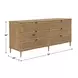 Coast Soft Oak 6 Drawer Dresser
