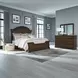 Hampton Road Satin Cherry California King Poster Bed