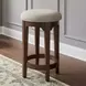 Arden Road Textured Cream Upholstered Console Stool