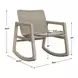 Prescott Twisted Oatmeal and Cerused Wheat Outdoor Rocking Chair
