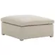 Colony Oatmeal Upholstered Bumper Ottoman
