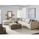 Colony Oatmeal Upholstered Bumper Ottoman