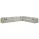 Colony Beige 198" Upholstered LAF Sectional