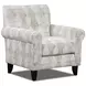 Kittery Dove Beige and Light Gray Upholstered Accent Chair
