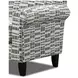 Universal Denim Ivory and Blue Upholstered Accent Chair