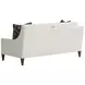Belmont Apartment White Upholstered 77" Sofa