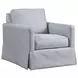 Beach Blue Upholstered Club Chair
