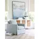 Beach Blue Upholstered Club Chair