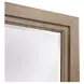 Plum Creek Sierra Brown and White 6 Drawer Marble Top Dresser with Rectangular Mirror