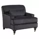 Oxford Black Upholstered Chair