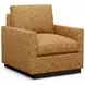 Meadow View Orange Upholstered Swivel Chair