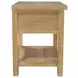 Emilia Natural 1 Drawer Nightstand