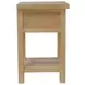 Emilia Natural Rectangular End Table