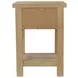 Emilia Natural Rectangular End Table