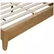 Emilia Natural King Platform Bed