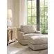 Millington Beige and Brown Upholstered Rectangular Ottoman by Barclay Butera