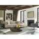 Horizon Beige and Brown Leather Sectional